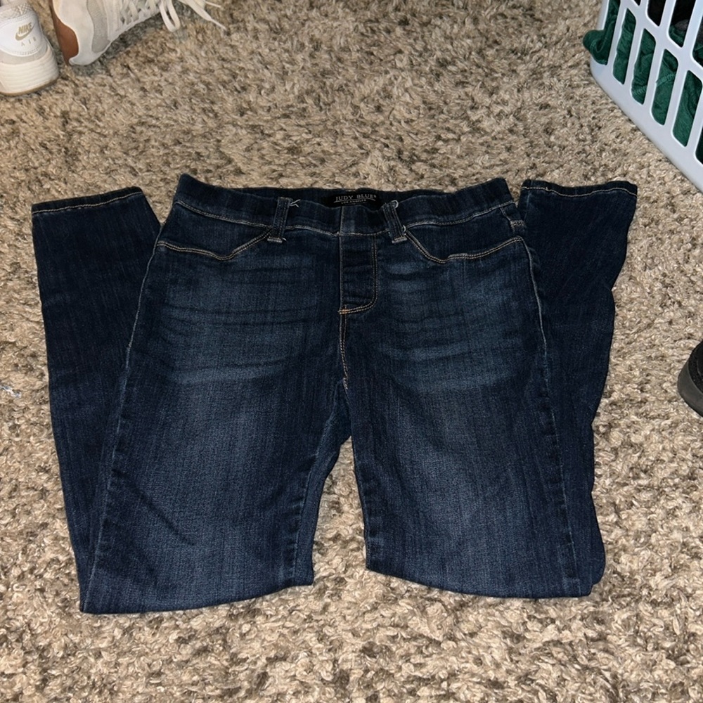 Dark blue skinny jeans